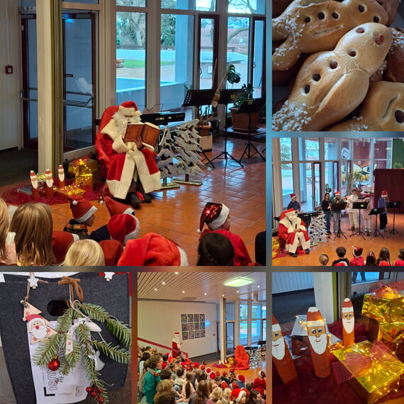 Collage aus Fotos vom Nikolaustag
