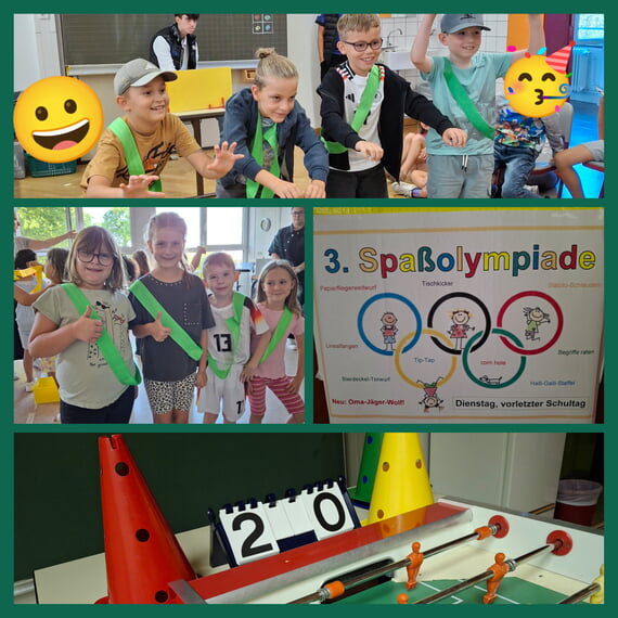 4 Fotos von der Spa&szlig;olympiade